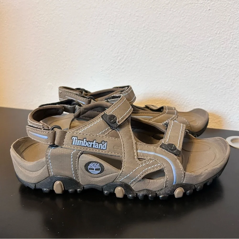 Timberland Tan Outdoor Sandals with Adjustable Straps Size 9 - Picture 7 of 13